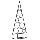 Vidaxl Decoración de Navidad Árbol de Navidad de 90 cm de metal negro