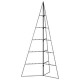 Vidaxl kerstdecoratie kerstboom 100 cm metaal zwart