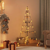 Vidaxl kerstdecoratie kerstboom 140 cm metaal zwart