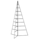Vidaxl kerstdecoratie kerstboom 180 cm metaal zwart
