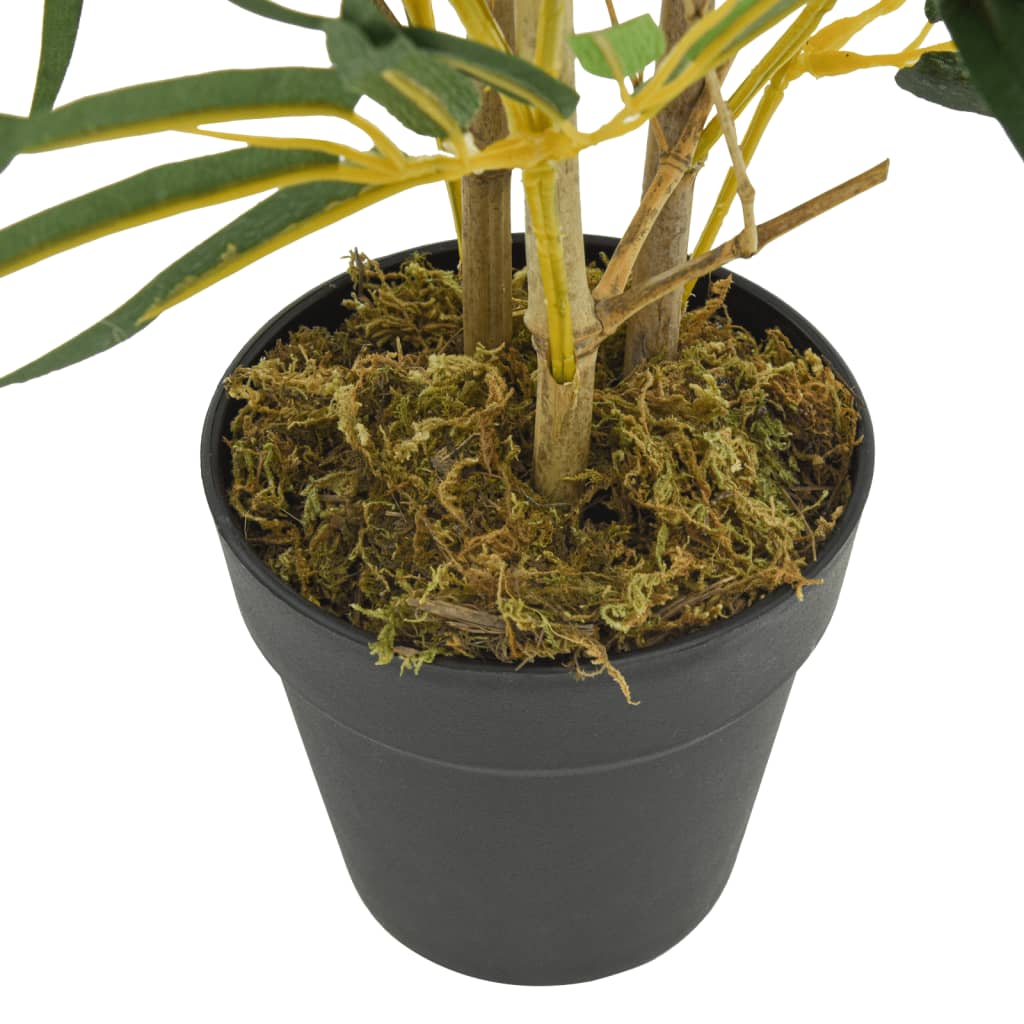 Vidaxl planta artificial bambú 368 hojas 80 cm verde