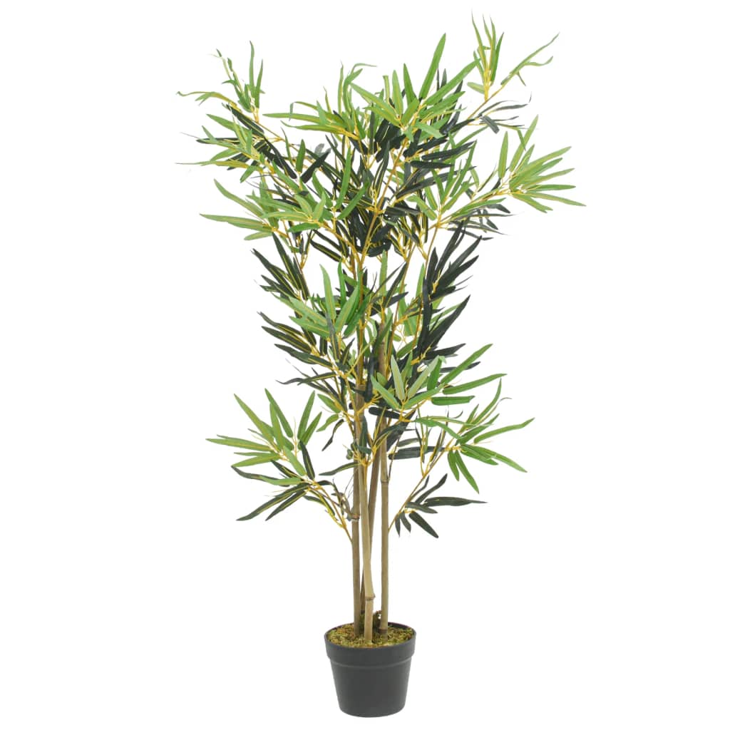 Vidaxl Artificial Plant Bamboo 552 Leaves 120 cm Green