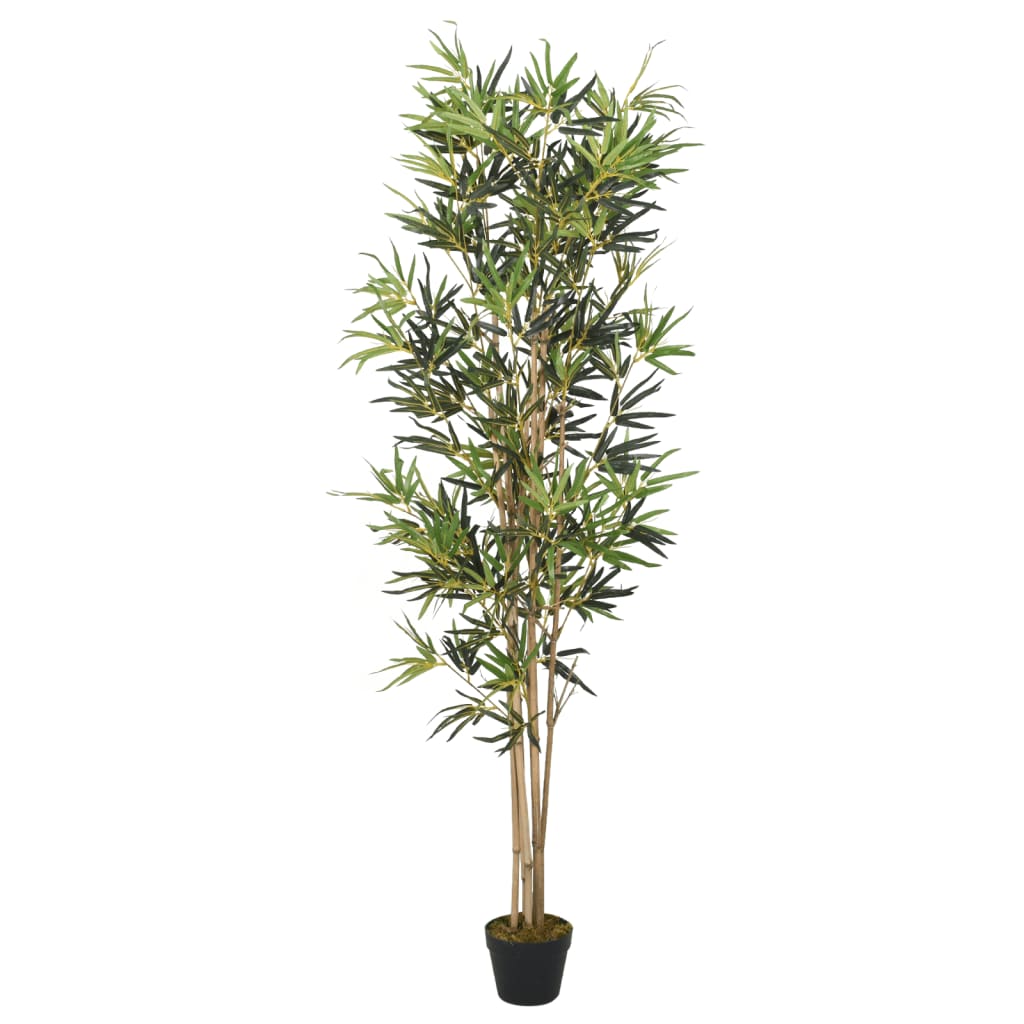 Vidaxl kunstig plante bambus 1104 blader 180 cm grønn