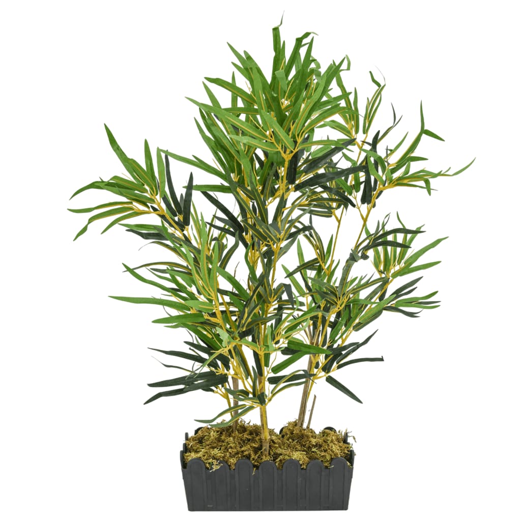 VidaXL artificial plant bamboo 368 leaves 80 cm green