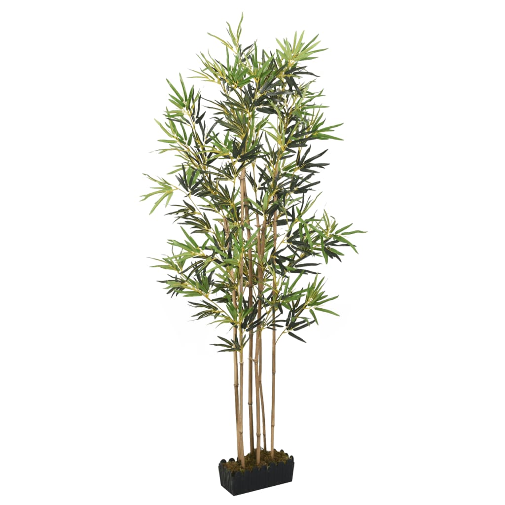 Vidaxl Artificial Plant Bamboo 1104 Blade 180 cm grøn