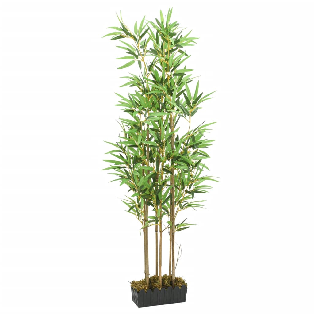 Vidaxl Bamboo per piante artificiali 828 foglie di 150 cm verdi