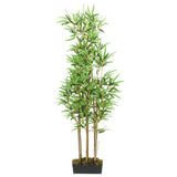 Vidaxl Bamboo per piante artificiali 828 foglie di 150 cm verdi