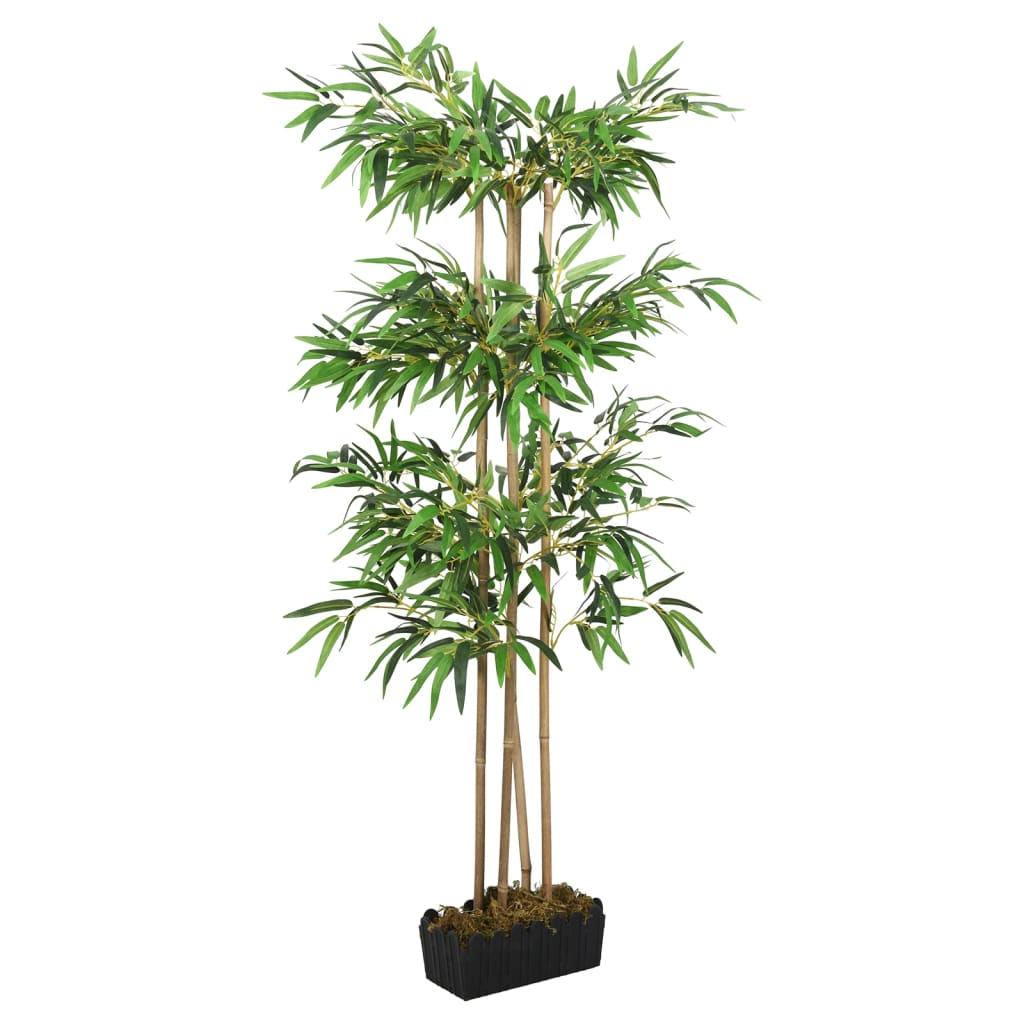 Vidaxl Artificial Plant Bamboo 760 Leaves 120 cm Green