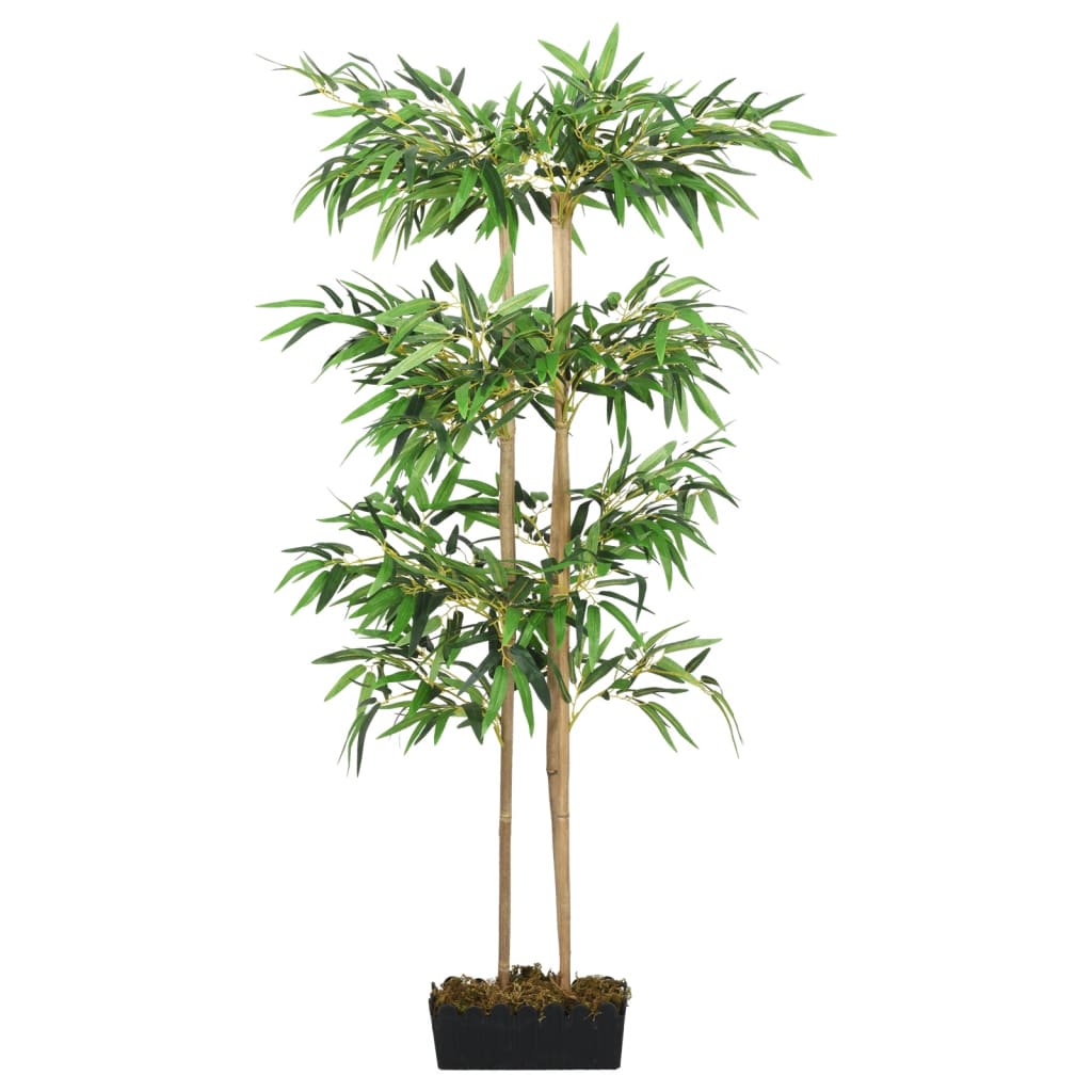 Vidaxl Bamboo per piante artificiali 988 foglie di 150 cm