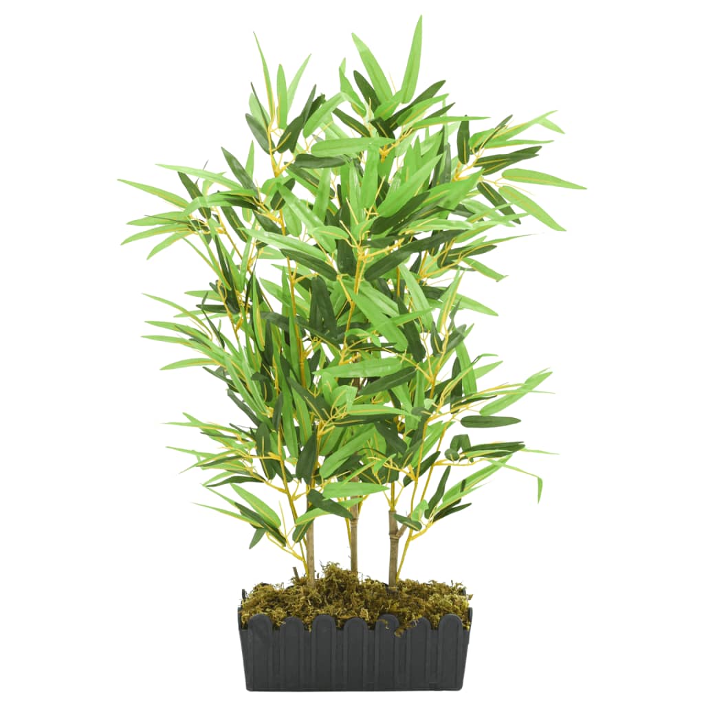 Vidaxl kunstplant bamboe 500 bladeren 80 cm groen