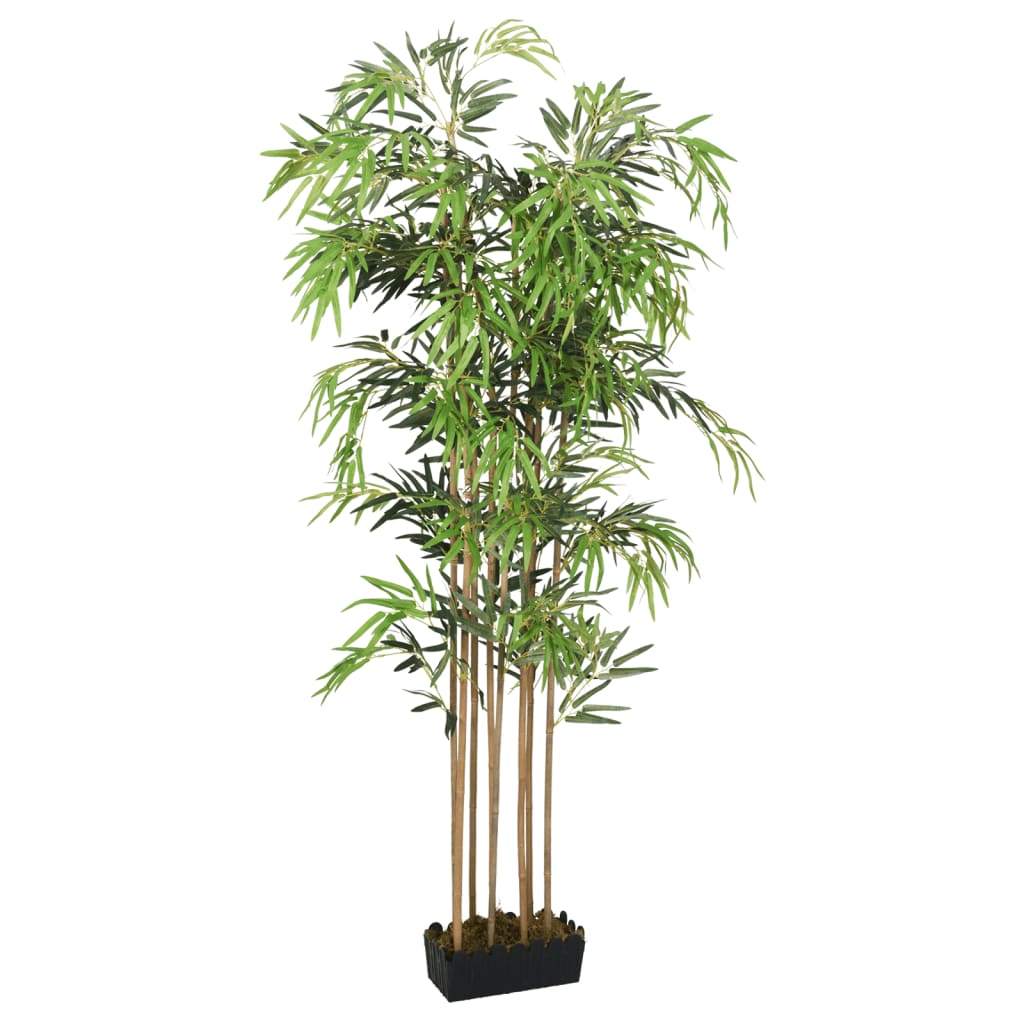 Vidaxl kunstig plante bambus 1605 blader 180 cm grønn