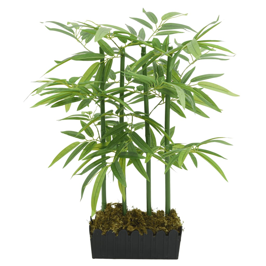 Vidaxl Bamboo plante artificielle 240 feuilles 80 cm verts