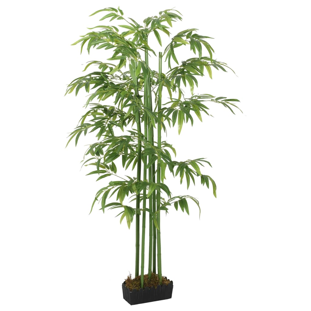 Vidaxl Artificial Plant Bamboo 384 Leaves 120 cm Green