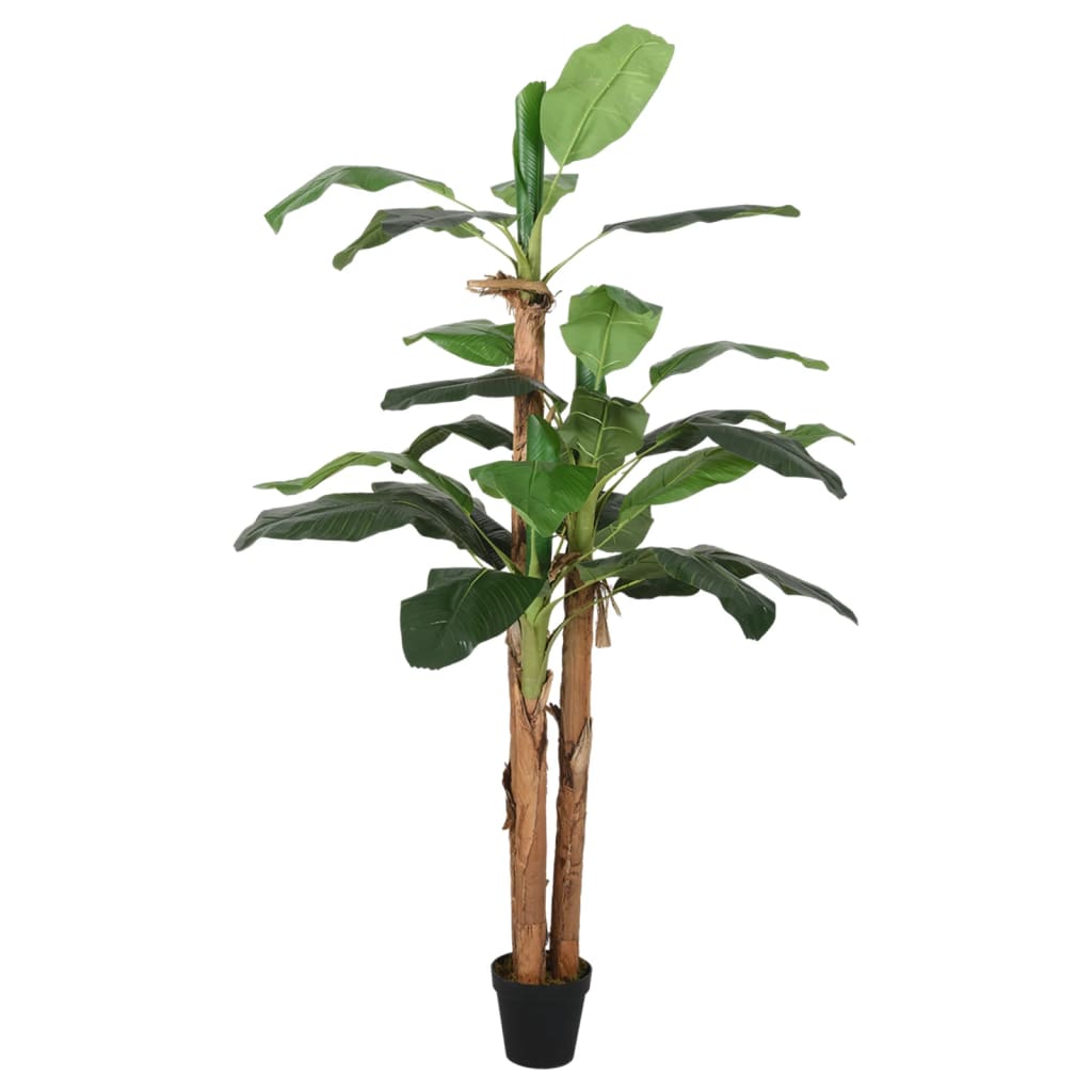 Vidaxl künstliche Pflanzen Bananenbaum 19 Blätter 180 cm Grün