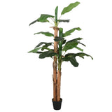 Vidaxl kunstplant bananenboom 22 bladeren 200 cm groen