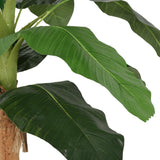 Vidaxl kunstplant bananenboom 22 bladeren 200 cm groen
