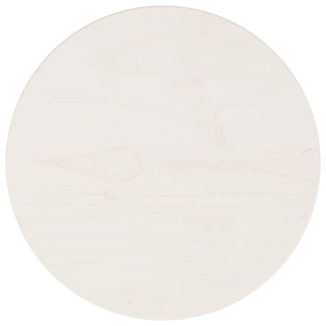 Vidaxl tafelblad rond ø30x3 cm massief grenenhout wit
