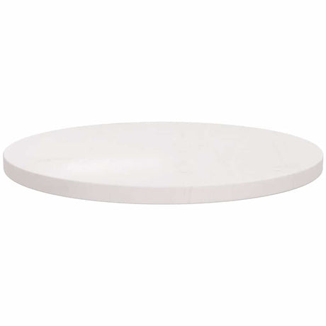 Vidaxl tafelblad rond ø60x3 cm massief grenenhout wit