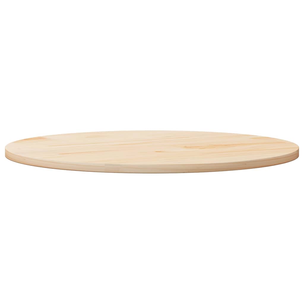 Vidaxl tafelblad rond ø80x3 cm massief grenenhout