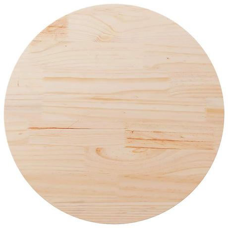 Vidaxl tafelblad rond ø90x3 cm massief grenenhout