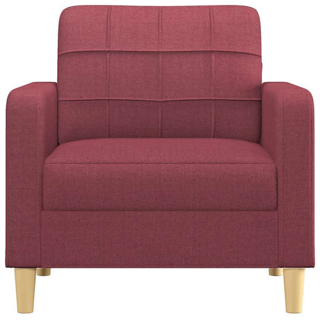 Vidaxl fauteuil 60 cm stof wijnrood
