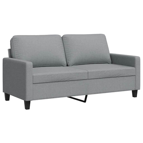 Vidaxl tweezitsbank 140 cm stof lichtgrijs