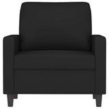 Vidaxl fauteuil 60 cm fluweel zwart