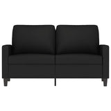 Vidaxl tweezitsbank 120 cm fluweel zwart