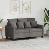 Vidaxl tweezitsbank 120 cm stof taupe
