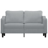 Vidaxl tweezitsbank 140 cm stof lichtgrijs
