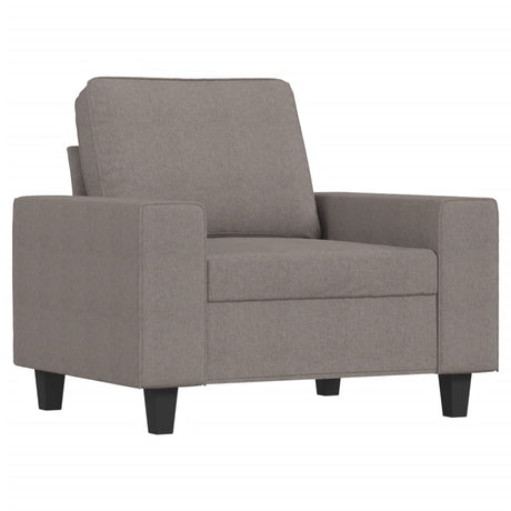 Vidaxl fauteuil 60 cm stof taupe