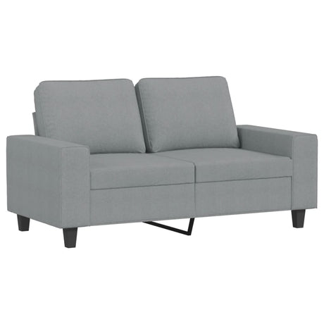Vidaxl tweezitsbank 120 cm stof lichtgrijs