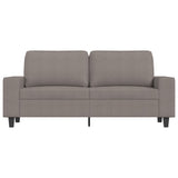 Vidaxl tweezitsbank 140 cm stof taupe