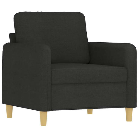 Vidaxl fauteuil 60 cm stof zwart