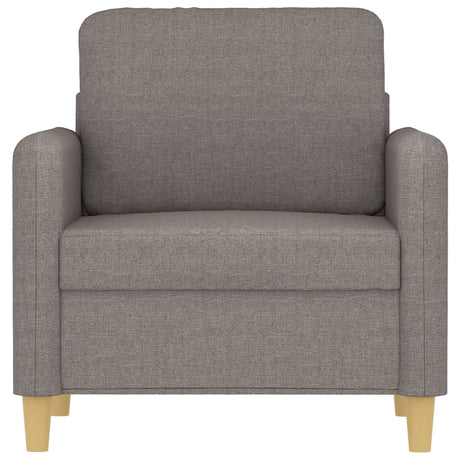 Vidaxl fauteuil 60 cm stof taupe