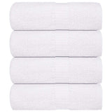 Vidaxl washandjes frogn 4 st 15x21 cm 360 g m² wit