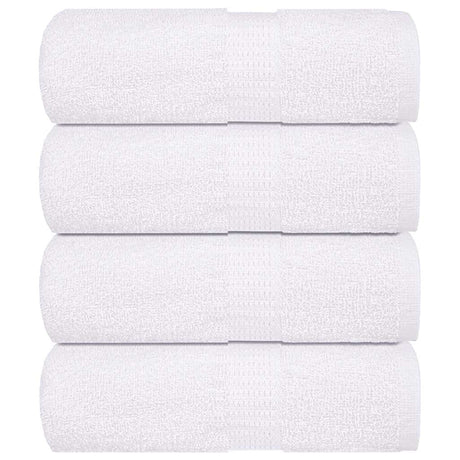 Vidaxl washandjes frogn 4 st 15x21 cm 360 g m² wit