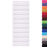 Vidaxl gastendoekjes frogn 10 st 30x50 cm 360 g m² wit