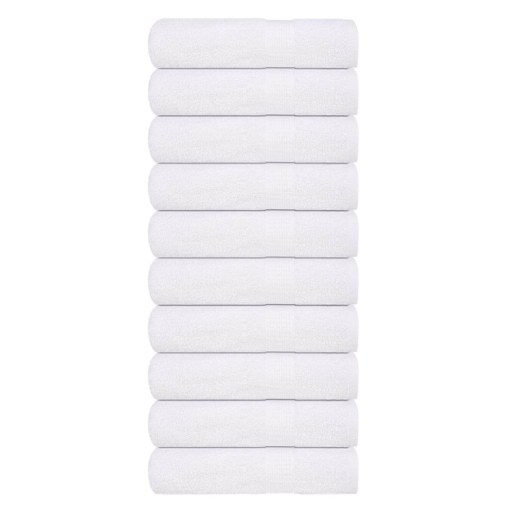 Vidaxl Shower towels 10 st 70x140 cm 360 g m² 100% cotton white