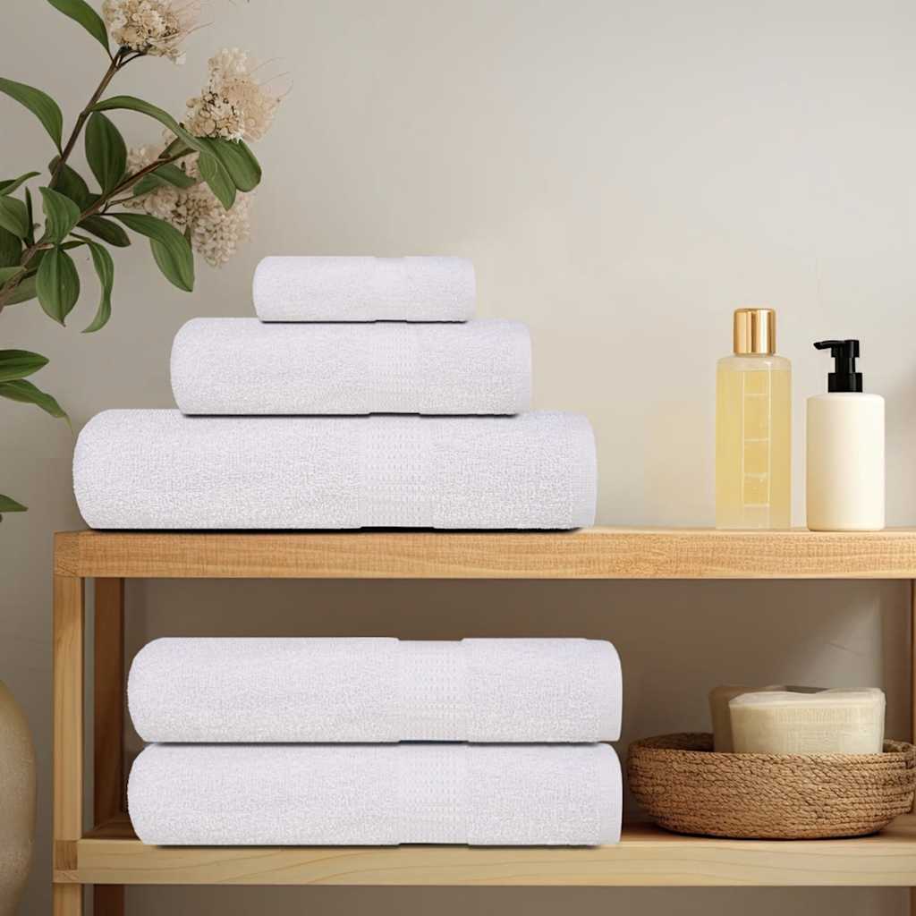 VidaXL shower towels 25 st 70x140 cm 360 g m² 100% cotton white