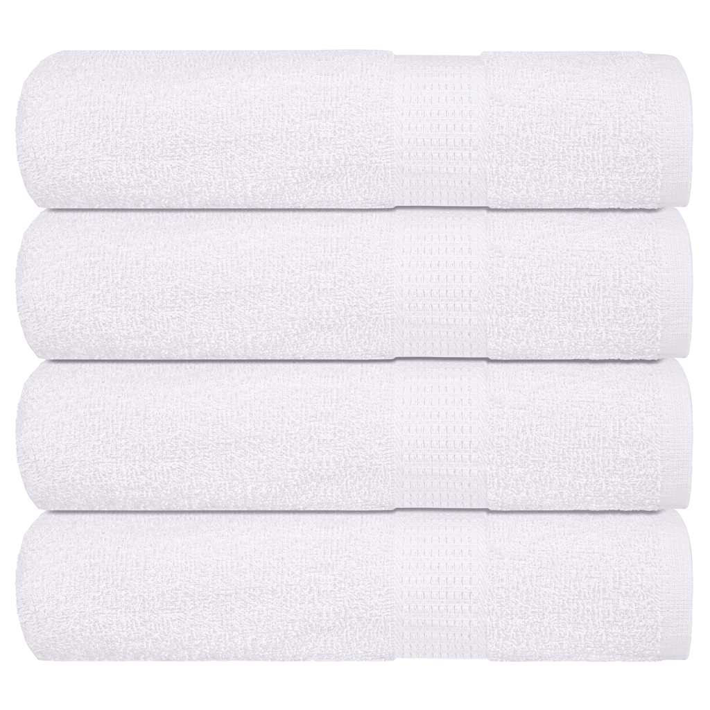 Vidaxl Bath towels 4 pcs 100x150 cm 360 g m² 100% cotton white