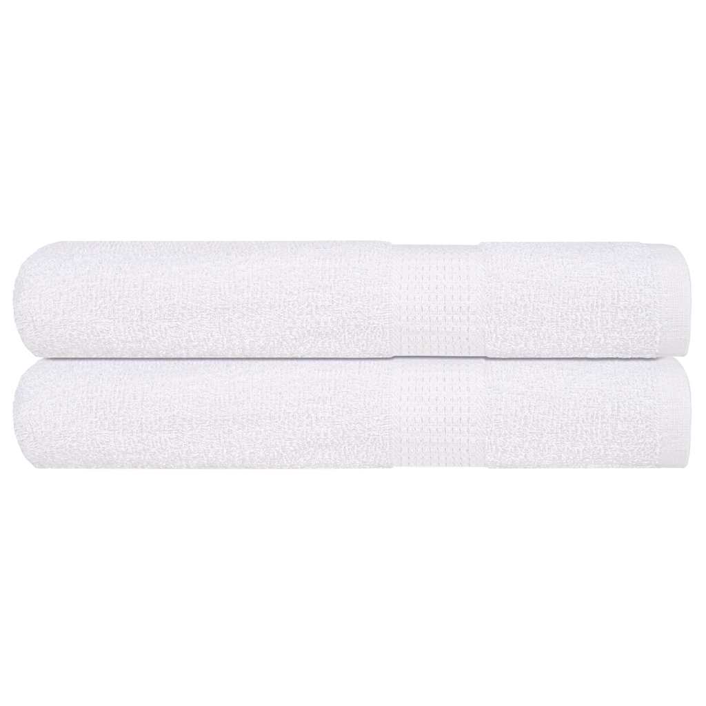 Vidaxl sauna towels 2 st 80x200 cm 360 g m² 100% cotton white