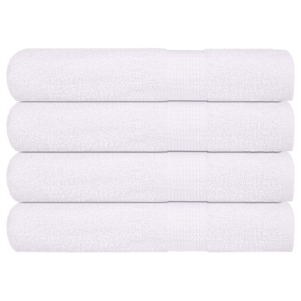 Vidaxl sauna towels 4 st 80x200 cm 360 g m² 100% cotton white