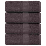 Vidaxl washandjes frogn 4 st 15x21 cm 360 g m² antraciet