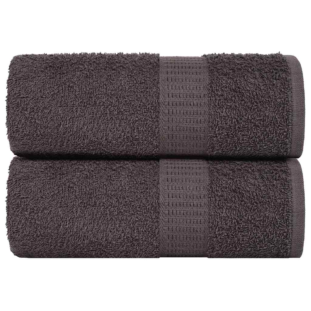 VIDAXL SALPES SAPAGGIO 2 ST 30x30 cm 360 g m² 100% Cotton Anthracite colorato