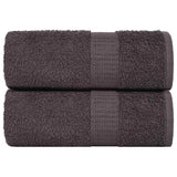 VIDAXL SALPES SAPAGGIO 2 ST 30x30 cm 360 g m² 100% Cotton Anthracite colorato