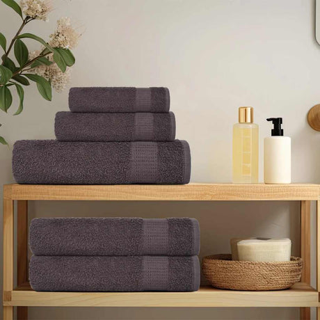 Vidaxl washandjes frogn 10 st 30x30 cm 360 g m² antraciet