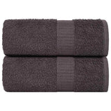 Vidaxl gastendoekjes frogn 2 st 30x50 cm 360 g m² antraciet