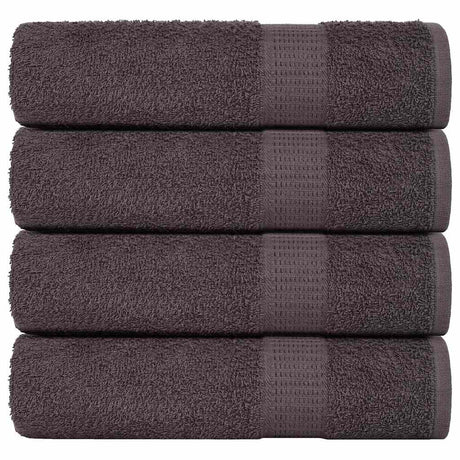 Vidaxl badhanddoeken frogn 4 st 100x150 cm 360 g m² antraciet