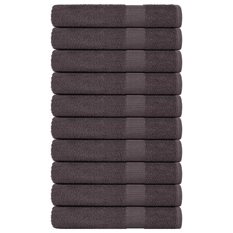 Vidaxl saunahanddoeken frogn 10 st 80x200 cm 360 g m² antraciet